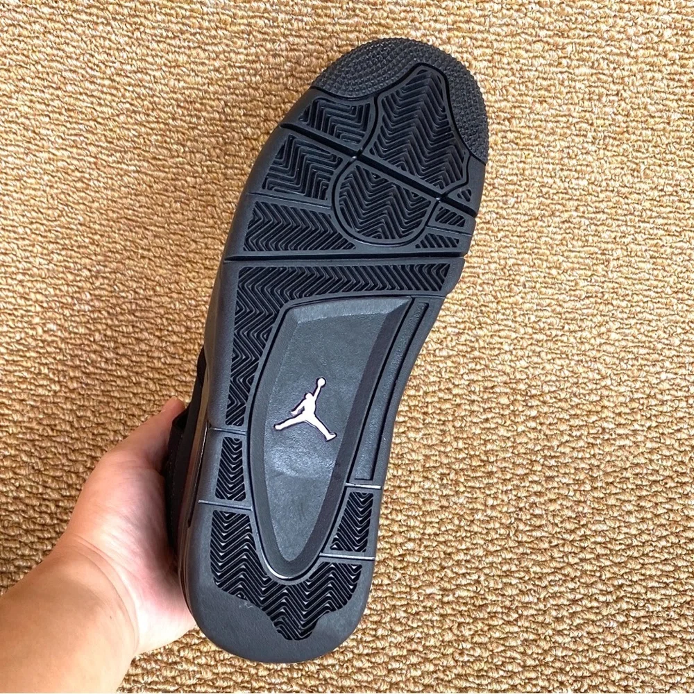 Brand New Retro 4 Black Cat (2020) -Men’s Athletic Sneakers Shoes - Picture 4 of 5